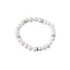 Pulsera de perlas cultivadas de agua dulce natural, pulsera elástica, regalos navideños, fabricantes de publicidad, joyería al por mayor en stock