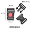 Hebilla de interruptor clave negro más hebilla de punto rojo accesorios para collar de mascota correa de hebilla de torre curva hebilla curva venta al por mayor