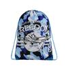 Bolsa de Armazenamento Esportiva com Cordão para Exterior Drawstring Beach Bolso com Cordão Roupas Bolsa Oxford