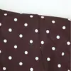 Atacado de fabricante de roupas femininas transfronteiriço 2026 novo casaco curto de manga comprida com estampa de bolinhas estilo europeu e americano top