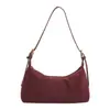 Bolso Bandolera Casual Estilo Coreano de Gamuza Tipo Bollo para Mujer 2025 Otoño Nuevo Versátil para el Trabajo y la Ropa de Trabajo