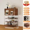 Estante de Armazenamento Bauhaus Aparador Multifuncional Doméstico Gabinete de Café de Chão para Sala de Estar Gabinete Lateral de Sofá Gabinete de Exposição de Armazenamento