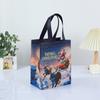 Bolsa No Tejida Recubierta Transfronteriza Bolso de Mano Navideño Embalaje de Ropa Personalizado Bolso de Compras Plegable Estéreo