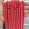 8 cuentas planas de rueda de 5 mm, color natural, no se decoloran, cuentas de vidrio multicolor, imitación de jade, barra de nieve, accesorios para pulseras DIY