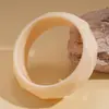 Pulseira Redonda Geométrica Multifacetada de Resina Acrílica Europeia e Americana, Pulseira de Temperamento de Nicho Transfronteiriço Personalizada e Simples de Alta Qualidade