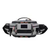Mochila de Ciclismo Bolsa de Cintura para Pesca Bolso Deportivo de Hombro Único Multifuncional Bolsa de Pecho para Hombres de Gran Capacidad Bolsa para Pesca con Señuelo al Aire Libre