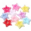 Cuentas de Estrella de Cinco Puntas de Color AB Galvanizadas Cuentas de Agujero Recto Estrella Cuentas Sueltas DIY Cadena para Teléfono Móvil Colgante Cuentas DIY Accesorios de Joyería Cuentas Sueltas