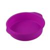 Em Estoque Formas Redondas para Bolo de 10 polegadas Mousse Chiffon Forma para Pão Silicone de Grau Alimentício Forma para Bolo Assadeira de Pizza
