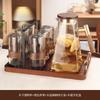 Hervidor de agua de vidrio anti-escaldaduras para sala de estar, apto para el hogar, taza de té, juego de tazas de alta gama, juego de agua, juego de té