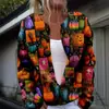 Suéter cárdigan floral europeo y americano de Halloween transfronterizo, estación independiente de Amazon Aliexpress, versátil y con temperamento