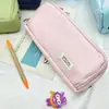 @Tk Estuche Popular Gran Capacidad Caja de Papelería para Estudiantes Estuche de Silicona con Animales Estuche Retráctil para Lápices