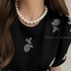 Collar de Perlas Sintéticas para Mujer Verano Lujo Ligero Nicho Nuevo 2023 Alto Sentido del Diseño Decorativo Compromiso Cuello