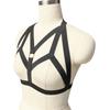 Amazon ebay Mais Vendido Fornecimento Preto Sexy Top Arnês de Fio Confortável Alça de Pescoço Suspensa Lingerie Atração