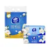 Vinda Camellia 4 Capas 90 Hojas Tamaño Grande m 18 Paquetes Caja Completa Papel Higiénico Papel de Baño Paquete Grande para Hogar