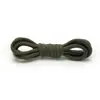 Fábrica de cadarços redondos de poliéster-algodão 5mm de largura com 32 ilhós, cor preto, branco, para sapatos pequenos brancos, tênis, sapatos casuais, em estoque
