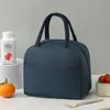 Nueva bolsa de almuerzo aislada de tela Oxford de gran capacidad, bolsa de almuerzo para estudiantes, bolsa para lonchera, venta al por mayor para vendedores ambulantes