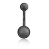 Piercing de umbigo europeu e americano fosco em aço inoxidável, argola de umbigo sexy, moda, dança do ventre, personalidade, joia de piercing multicolorida em estoque