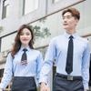 Camisa de vestir personalizada para hombre de negocios, antiarrugas, para ventas inmobiliarias, sin planchado, ropa de trabajo, corte slim, camisa personalizada al por mayor