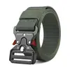 Cinturón Táctico para Hombre de Comercio Exterior Transfronterizo, Cinturón de Lona Duradero, Cinturón Casual y Versátil para Jóvenes y Personas de Mediana Edad, Venta al por Mayor para Entrenamiento Militar Estudiantil