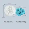 Molde de Silicone 3D Flor DIY para Assar Mousse de Chocolate, Molde para Vela de Glicerina, Convolvulus, Margarida