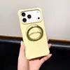 Adecuado para iPhone 18 Pro Max, funda de silicona líquida para teléfono con patrón de ondas, soporte magnético giratorio Apple 17, funda anticaídas