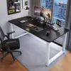 Mesa de computador, mesa de escrita simples para uso doméstico, escrivaninha para quarto de estudo, mesa pequena, mesa de escritório retangular minimalista para duas pessoas