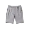 Nuevos Shorts Deportivos Casuales de Verano 2025 para Hombre Color Sólido Moda Casual Elástico Cordón Pantalones Rectos de Cinco Puntos para Hombre