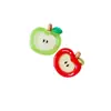 Accesorios de Resina de Manzana Roja Pequeña Transparente DIY Adornos para el Cabello Horquillas Accesorios Decoración para Funda de Teléfono Móvil Lote a Juego para Zapatos con Agujeros
