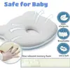 Almohada Moldeadora para Bebé, Almohada de Algodón Puro para Bebé de Cuatro Estaciones, Bebé Recién Nacido Mayor de 6 Meses, Moldeando la Forma de la Cabeza, Corrigiendo y Previniendo la Deformación
