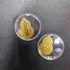 Adesivo de Celular de Ouro Puro 999 com 2mg de Ouro, "Princesa, Por Favor, Fique Rica," "Sala do Tesouro, Assuntos de Dinheiro," "Deus da Riqueza" Adesivo Criativo Presente