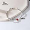 Pulseira de Prata Quebrada para Meninas Prata 925 Marca Ping An Design Exclusivo Namorada Estudantes Dia dos Namorados Atacado