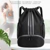 Bolsa Deportiva Exterior Transfronteriza con Cierre de Cordón, Separación de Seco y Húmedo, Bolsa de Almacenamiento de Fitness de Gran Capacidad, Bolsa de Entrenamiento para Voleibol y Baloncesto