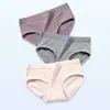 [Múltiples combinaciones] Ropa interior de algodón simple de cintura media para mujer, antibacteriana, estilo ins para niñas, transpirable y amigable con la piel, calzones