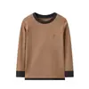 Conjunto de Ropa Interior Térmica para Niños, Capa Base Cálida de Forro Polar para Niñas, Ropa de Otoño y Pantalones, Ropa de Casa para Jóvenes Niños, Pijamas para Niños