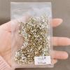 Pedras Strass Pontiagudas Brancas para Nail Art, Pedras Strass Pequenas Transparentes para Preencher Espaços, Pedras Strass Pontiagudas Redondas para Decoração de Unhas