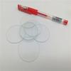 Especializada na produção de vidro redondo ultra-branco de 1MM, processamento de borda de chapa de vidro de aço redondo para amostra de figura