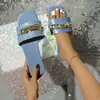 Sandalias Planas Casuales Versátiles de Verano 2025, Nuevo Estilo, Hebilla Metálica, Punta Cuadrada, sin Cierre, de Una Tira, al por Mayor