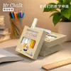 Caja de Tiza de Colores Sin Polvo Caja para Niños Pizarra Doméstica Graffiti Pintura Enseñanza para Maestros Estudiante Especial Tiza Blanca