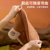 Pantuflas de algodón con tacón de suela gruesa para mujer invierno nuevo pareja para el hogar para exteriores más terciopelo cálido antideslizante pantuflas de algodón de suela gruesa al por mayor