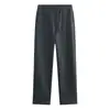 Pantalones de Chándal de Algodón de 320g con Pierna Abierta, Color Sólido Popular, Sencillos, Casuales, Versátiles, Holgados, Modernos, de Pierna Recta para Hombre