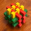 Bloque Kongming de Colores Juguetes de Inteligencia Bola Luban Bloque Kongming Estudiantes Adultos Juguetes de Madera Bola Luban