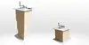 Mesa elevatória tatami manual Shimei grande de alumínio e mesa elevatória de sala 250 (padrão madeira)