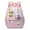 Bolsa de Hombro Doble de Dibujos Animados Linda para Niños Guardería Bebé Ligera Protección de la Columna Vertebral Mochila Escolar Niños y Niñas Mochila de Viaje y Estudio para Bebé