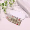 Procesamiento Personalizado de Parche Acrílico Estampado Cuadros Oso para Accesorios de Joyería DIY