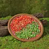 Platos de Hot Pot Estilo Montaña: Res Cortada Fresca, Rebanadas de Res Sabor Menta, Platos Creativos, Res Doblemente Picante, Plato de Camarones Tai Chi