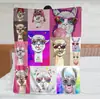 Manta de Franela para Mascotas Personalizada Amazon Impresión Digital 3D Imagen de Animal Manta para Siesta Aire Acondicionado Fabricante Venta al por Mayor