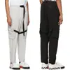 Pantalones de chándal jogger personalizados con efecto desgastado para hombre, con un atrevido diseño de estampado de espuma. Pantalones de chándal para hombre, modernos y de corte holgado