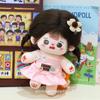 En stock Venta al por mayor 20cm Muñeca de algodón Vestido Lolita Traje de sirvienta Muñeca Estrella Ropa de muñeca