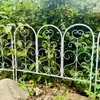 Cerca de Jardim, Cerca de Ferro Forjado para Pátio, Cerca Pequena para Horta de Varanda Externa, Cerca Baixa de Barreira para Plantas