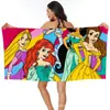 Toalha de Praia Rapunzel Toalha de Banho Atacado Microfibra Imagem Impressão Digital Portátil Secagem Rápida Absorvente de Água Amazon